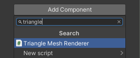 Triangle Mesh Renderer の追加