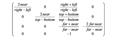 透視投影の式 (5)