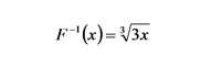 f(x) = x^2 の累積分布関数の逆関数